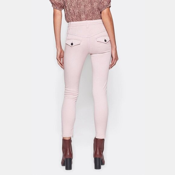 NWT Joie light pink slim fit crop leg skinny jeans, 27 - Picture 4 of 15